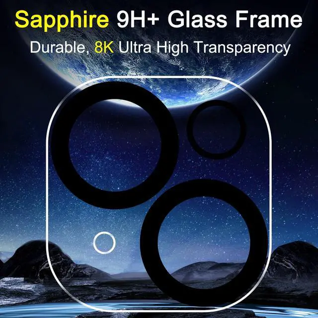 Alt view image 6 of 7 - for iPhone 14 iPhone 15 iPhone 14 Plus iPhone 15 Plus Camera Lens Protector for iPhone 13 13 Mini Lens Screen Protector Accessories Cover 9H Protection Case Friendly 6 Pack