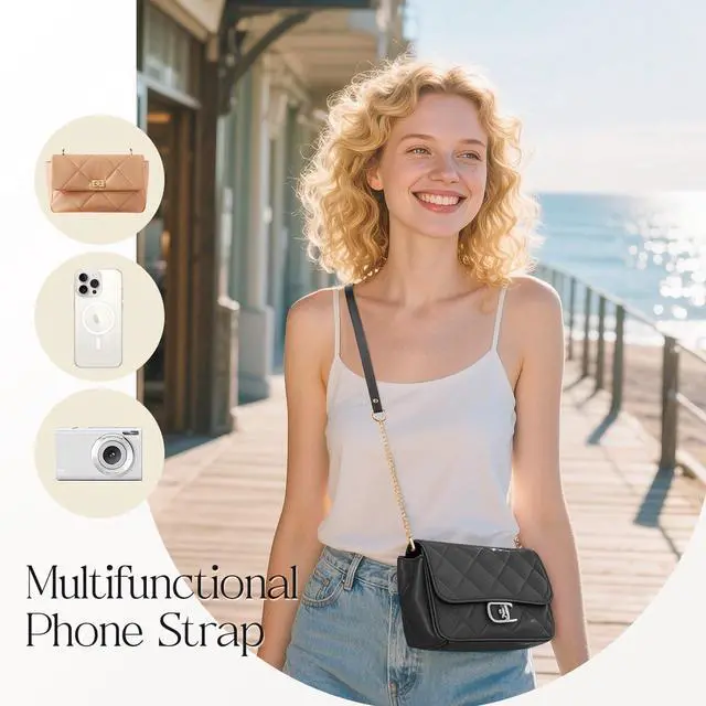 Alt view image 7 of 7 - Universal Phone Lanyard, Adjustable Crossbody Phone Strap