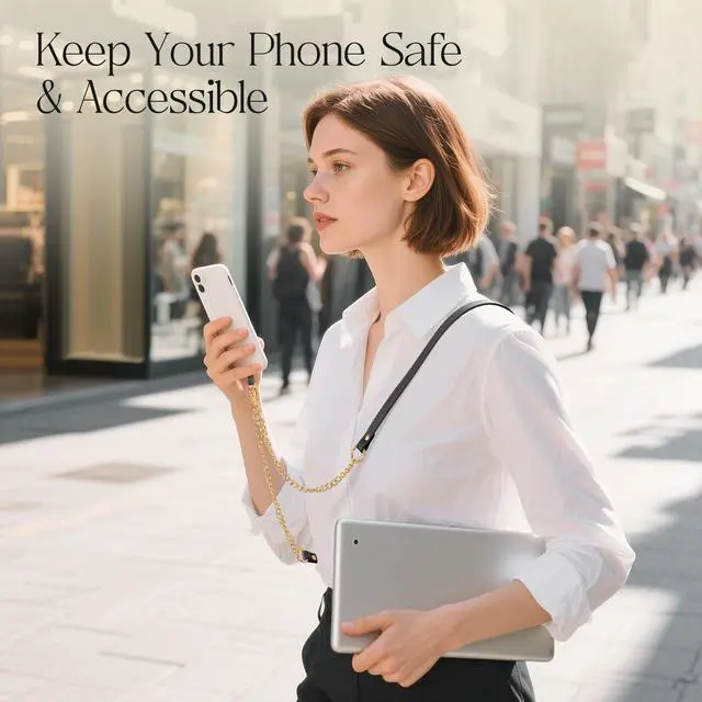 Alt view image 6 of 7 - Universal Phone Lanyard, Adjustable Crossbody Phone Strap