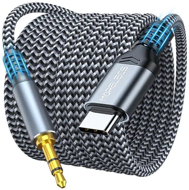 Main image of Aux to USB C, 3.3ft Aux Cord to USB C Compatible with iPhone 15/16/17, Galaxy S24/S23, iPad Pro, Pixel - Type C to 3.5mm Cord for Car, Headphones, Speakers