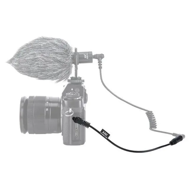 Alt view image 4 of 6 - 3.5mm Female to 2.5mm Male Microphone Audio Cable Mic Adapter for Fuji