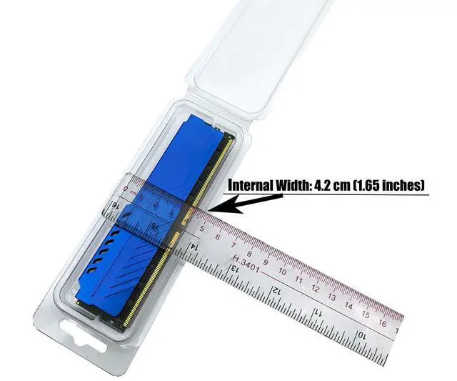 Alt view image 6 of 6 - 3-Pack Heatsink RAM Protector Case + Gold Finger Covers for DDR3-DDR5