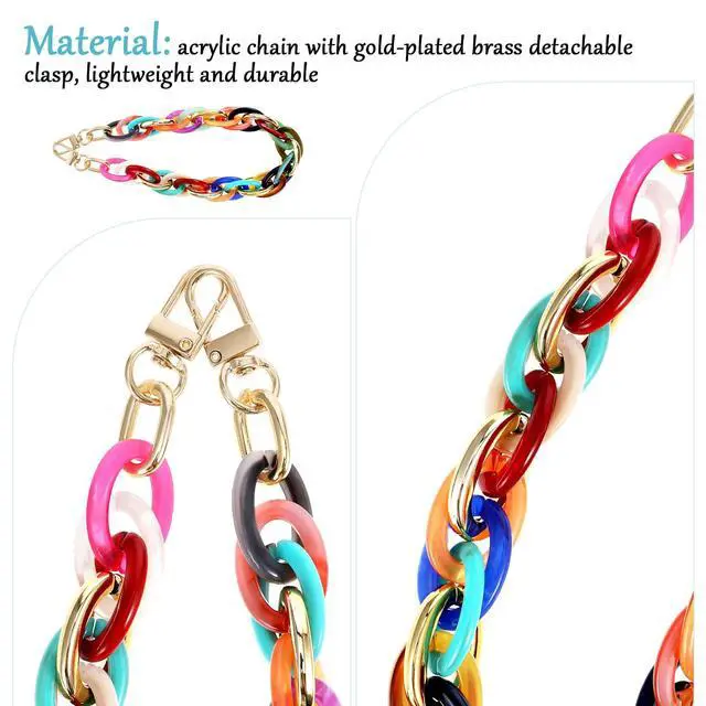 Alt view image 4 of 7 - Phone Wrist Strap Acrylic Phone Charms Strap Detachable Phone Bracelet Charm Strap for Phone Case Cellphone Lanyard with Tether Tab Phone Charms Wrist Strap for Phone Case