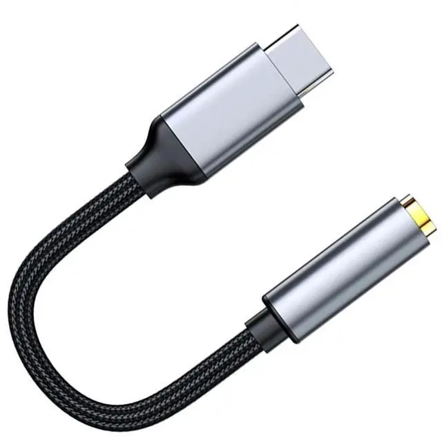 Main image of 3.5mm 1/8 Inch Aux to USB C Audio Headphone Jack Adapter for iPhone 17 16