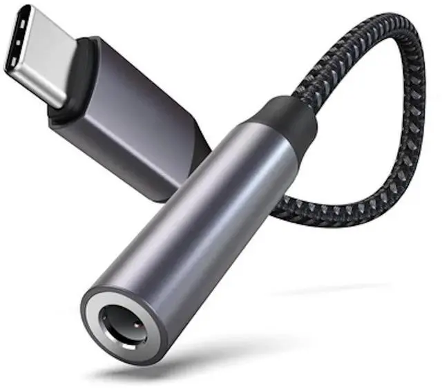 Alt view image 3 of 3 - 3.5mm 1/8 Inch Aux to USB C Audio Headphone Jack Adapter for iPhone 17 16