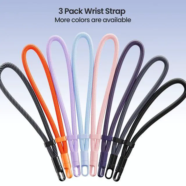 Alt view image 7 of 7 - Phone Wrist Strap, 3 Pack 360°Rotating Phone Lanyard without Tangles