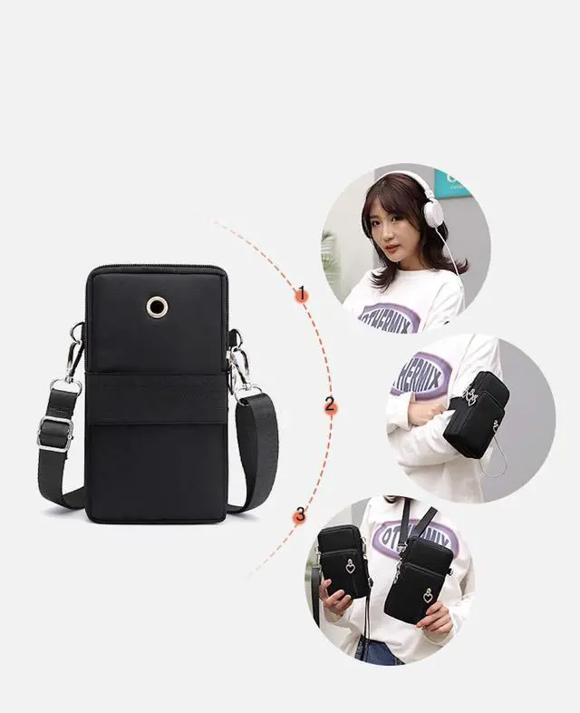 Alt view image 6 of 7 - Crossbody Phone Case with Adjustable Strap,Iphone Case Purse,Small Wallet Arm Bags,Gifts for Stocking Stuffers Women Christmas,White Elephant Adults Gifts for Mom Who Have Everything Bags Wife