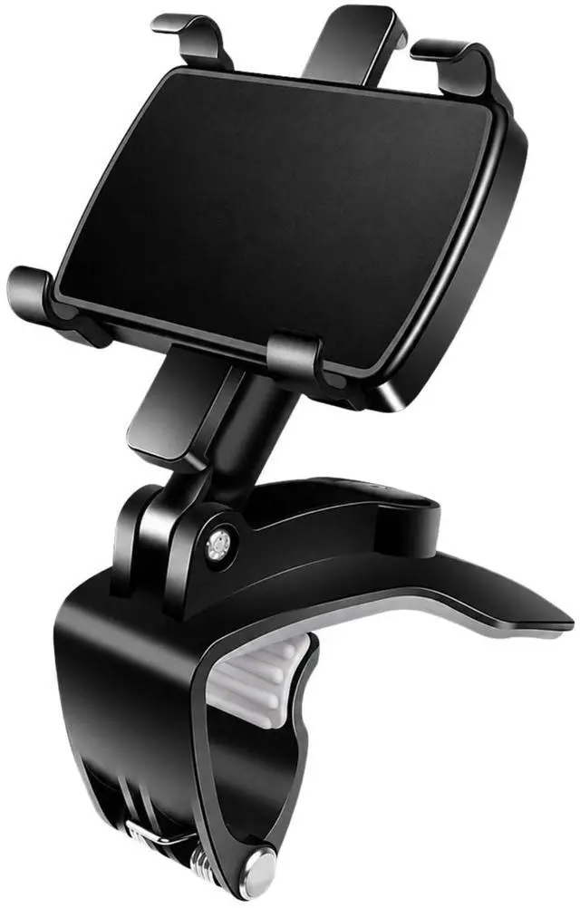 Main image of Car Phone Holder, Dashboard Clip Mount, 360° Rotation for 47" Phones
