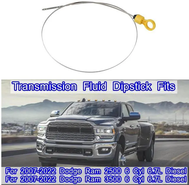 Alt view image 4 of 7 - Transmission Fluid Dipstick 53034117AB,Compatible with Dodge Ram 2500 3500 6.7L 68RFE 2007-2022,Transmission Fluid Level Indicator,Replace # 53034117AB
