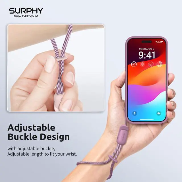 Alt view image 3 of 7 - 3 Pack Phone Wrist Strap, Phone Lanyard with Cellphone Tether Tab