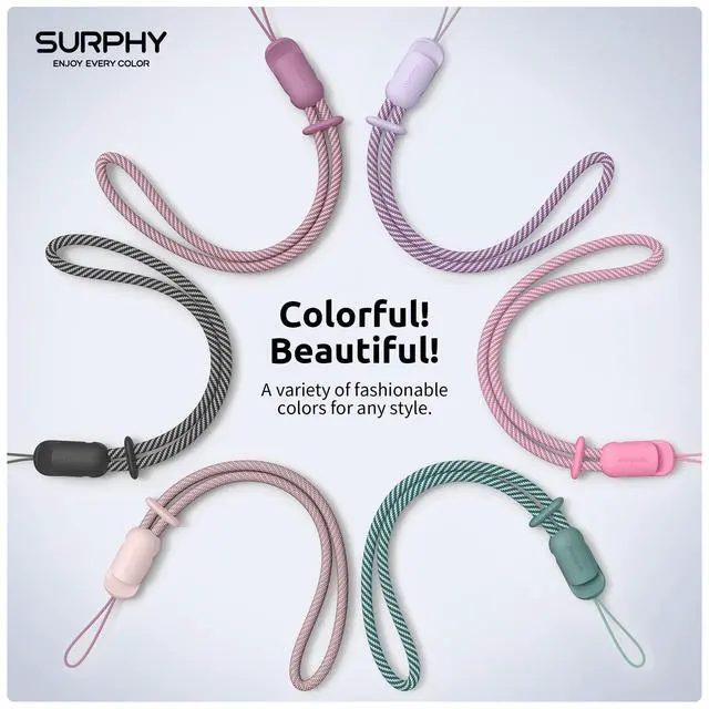 Alt view image 6 of 7 - 3 Pack Phone Wrist Strap, Phone Lanyard with Cellphone Tether Tab