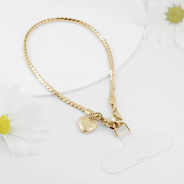 Alt view image 3 of 7 - Phone Charm Strap With Metal Chain Detachable Wrist Strap For iPhone Anti Theft Strap Phone Chain Wristlet