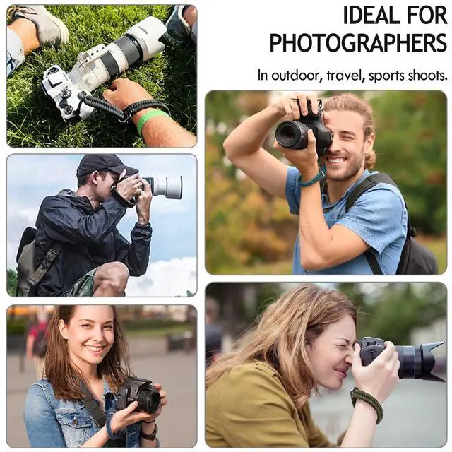 Alt view image 4 of 7 - Camera Wrist Strap - DSLR Mirrorless Camera Quick Release Camera Hand Strap