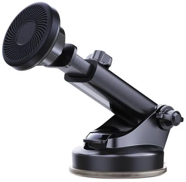 Main image of Magnetic Car Phone Holder Mount, Strong Suction Cup Dashboard & Windshield, 360° Rotation, Universal for iPhone Samsung Android