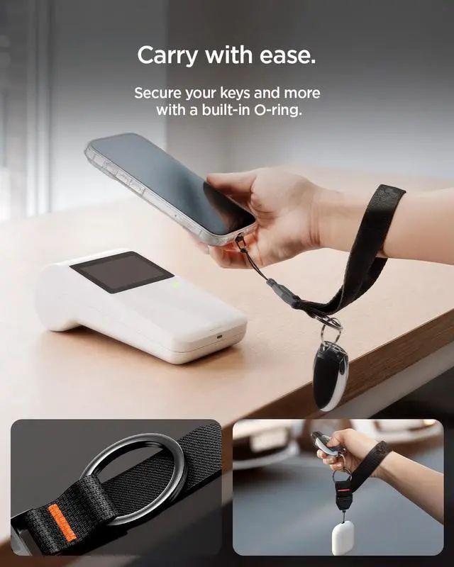 Alt view image 6 of 7 - Universal Phone Wrist Strap with Lanyard, O-Ring and Tether Tab