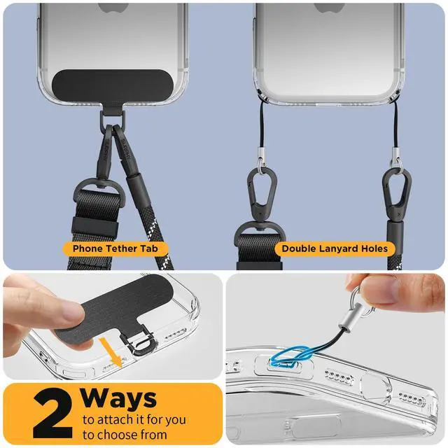Alt view image 6 of 7 - Phone Lanyard Crossbody, Phone Strap with Light-Activated Strap