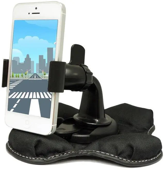 Main image of "Claw-X" NonSlip Universal Smartphone Beanbag Friction Dashboard Mount