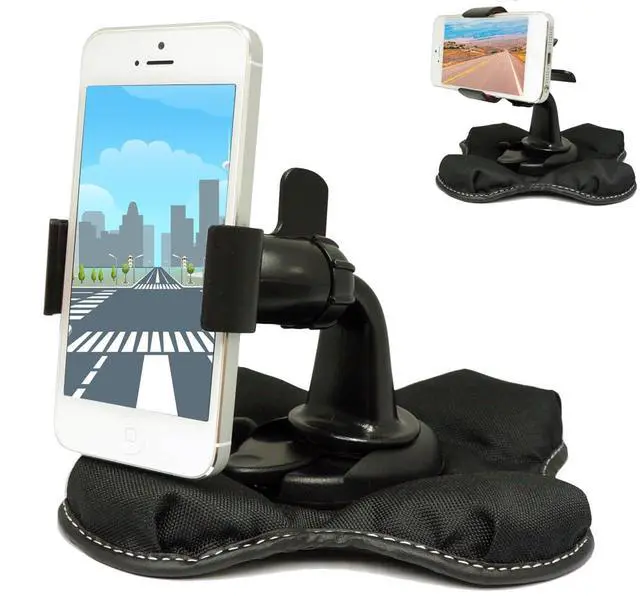 Alt view image 6 of 7 - "Claw-X" NonSlip Universal Smartphone Beanbag Friction Dashboard Mount