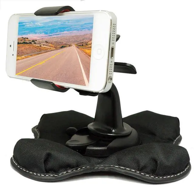 Alt view image 2 of 7 - "Claw-X" NonSlip Universal Smartphone Beanbag Friction Dashboard Mount