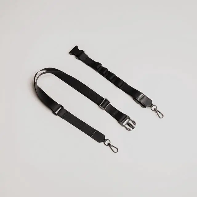 Alt view image 2 of 6 - 2-in-1 Crossbody Strap - Black