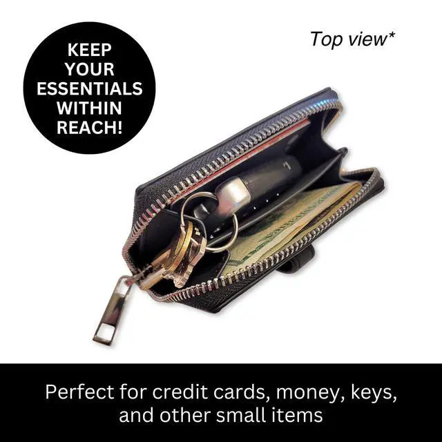 Alt view image 6 of 6 - Clip and Go Brushed Vegan Phone Lanyard (Bone) - Crossbody Phone Case with Pouch, Adjustable and Removable Shoulder Strap and Wristlet Strap