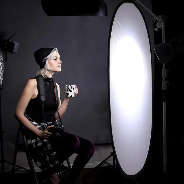Alt view image 4 of 7 - 40"x60" Soft Light Diffuser Collapsible Pop Out Reflector Panel Lighting Diffusion for Studio and Outdoor Photography Video Shooting with Carrying Bag(100x150cm)