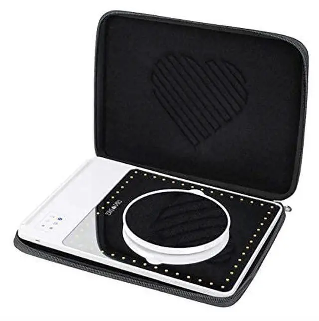 Alt view image 3 of 4 - SKINNY Vanity Mirror Carry Case (Small), Multifunctional Makeup Bag, Light Weight and Portable, Protect the Makeup Mirror from Shattering (Grey)