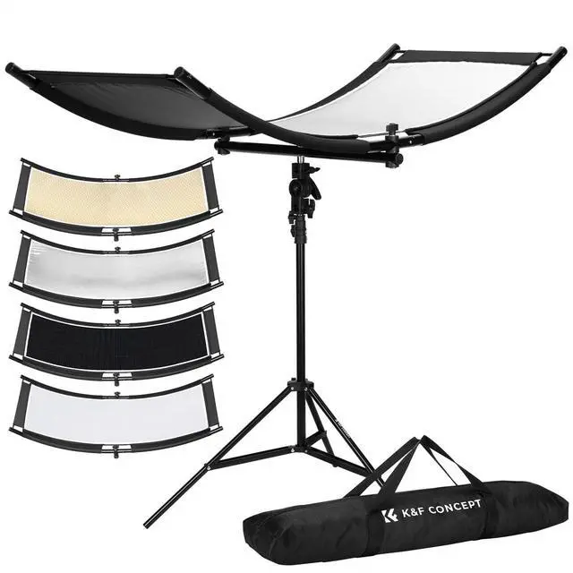 Main image of U-Shape Reflector, 100x45cm, with 1.5m Stand, 4-in-1 Reflector