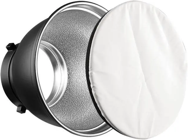 Alt view image 5 of 6 - 7" Standard Reflector Diffuser Lamp Shade Dish with 20° /40°/ 60° Honeycomb Grid White Soft Cloth for Bowens Mount Studio Strobe Flash Light Speedlite