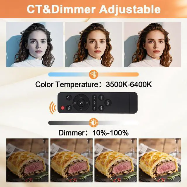 Alt view image 3 of 7 - Softbox Lighting Kit 2pack,Soft Box Upgrade 85W 2700-6400K 100-240V LED Bulbs Professional Photography Lighting Kit, Photo Studio Lights for Photoshoot/Video Recording/Live Streaming
