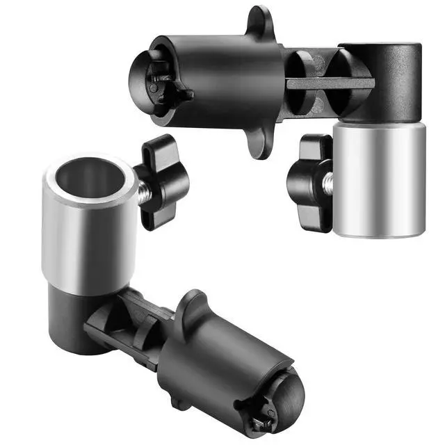 Alt view image 2 of 7 - 3 Pack Reflector Holder Backdrop Clamp, Sturdy Aluminum Alloy Photography Reflector Disc Holding Positioning Clamp Mount Adapter for Light Stand with 5/8" Stud