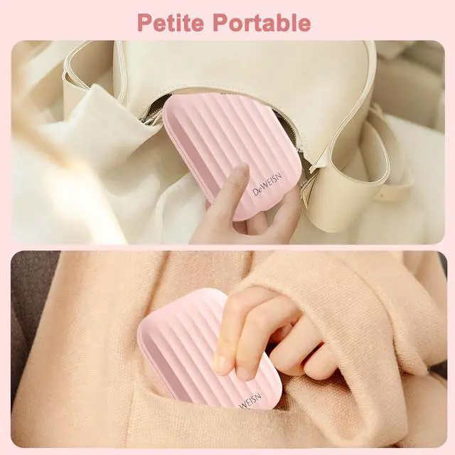 Alt view image 6 of 7 - Compact Mirror,1X/10X Magnification LED Travel Small Portable Makeup Mirror with Lights 2-Sided,3 Color Lighting,Adjustable Brightness,Folding Mini Mirror for Purse,Pocket,Handheld,Pink