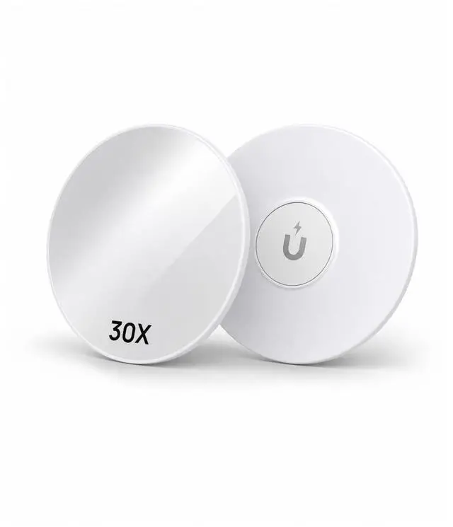Main image of 30x Magnetic Magnifying Mirror for Fine Makeup and Travel,3 in