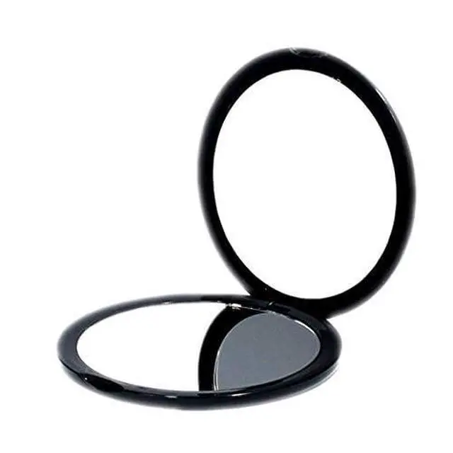 Alt view image 2 of 7 - Magnifying Compact Cosmetic Mirror Elegant Pocket Handheld Makeup Mirror with Powerful 10x Magnification and 1x True View Mirror for Travel or Your Purse