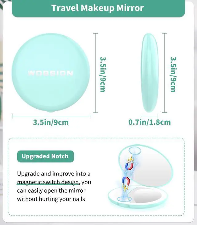 Alt view image 4 of 7 - LED Compact Mirror with 10X Magnification