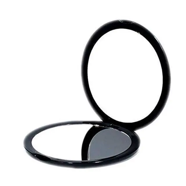 Alt view image 4 of 7 - Magnifying Compact Cosmetic Mirror Elegant Pocket Handheld Makeup Mirror with Powerful 10x Magnification and 1x True View Mirror for Travel or Your Purse