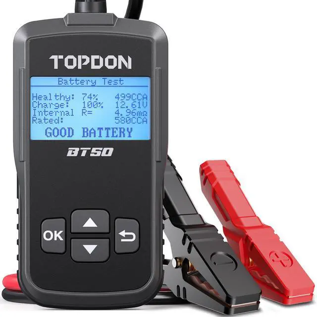 Main image of BT50 Car Battery Tester, 12V, 100-2000 CCA Load Tester