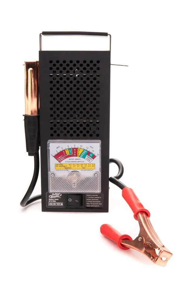 Alt view image 2 of 7 - Battery Load Tester 12 Volt at 100 Amps / 6 Volt at 50 Amps Battery Tester - Test Battery Load for 12V or 6V Batteries - Battery Health Checker, Check Starter Motor Draw - 026-0020