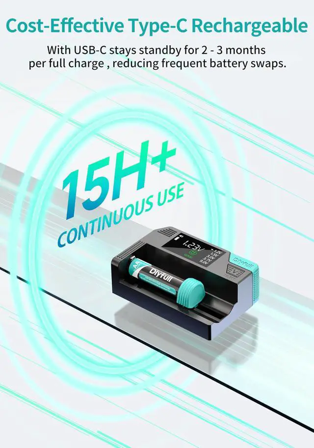 Alt view image 3 of 5 - Magnetic Battery Tester for AAA AA C D 9V, Button Cell & Rechargeables