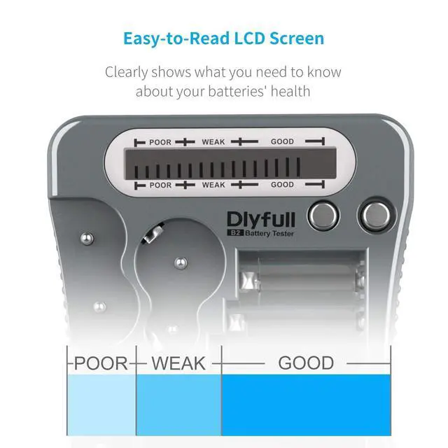 Alt view image 3 of 6 - Battery Tester for AA AAA C D 9V 1.5V/3V Button Cell Batteries