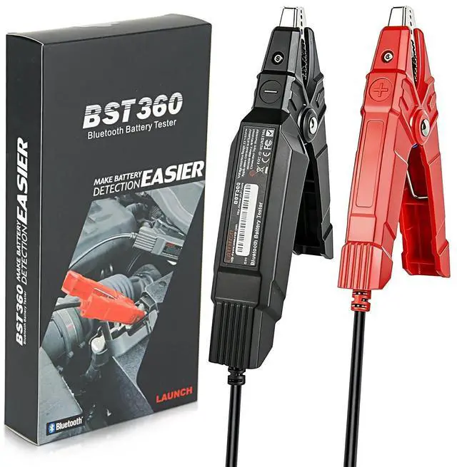 Main image of 2026 Upgraded BST360 6V 12V Car Battery Tester, Bluetooth Battery Load Tester Charging Cranking System Analyzer for Android/iPhone/Launch X431, 100-2000 CCA Alternator Tester Voltmeter