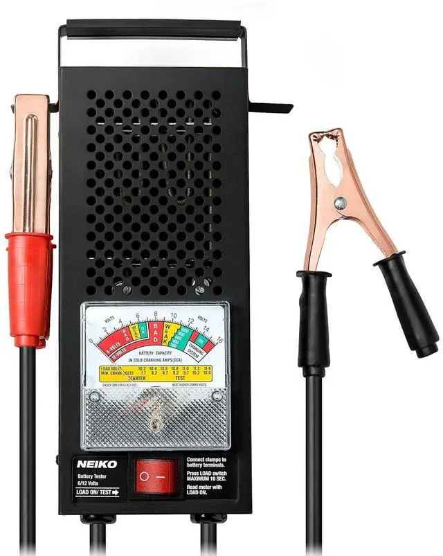 Main image of 40510A Car Battery Tester | 100 AMP 6 and 12 Volt Automotive Load Checker | CCA Analyzer