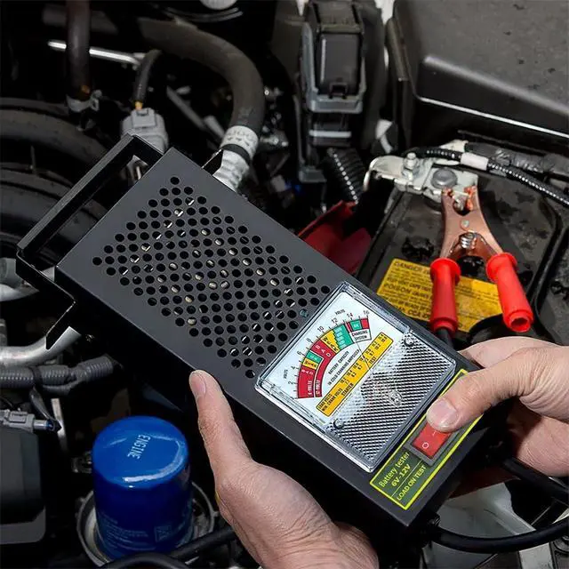 Alt view image 5 of 6 - Car Battery Load Tester, 6V-12V Battery Alternator Checker with Voltmeter & Alligator, Versatile Automotive Charging System Diagnosis for All Batteries, Universal for Vehicles