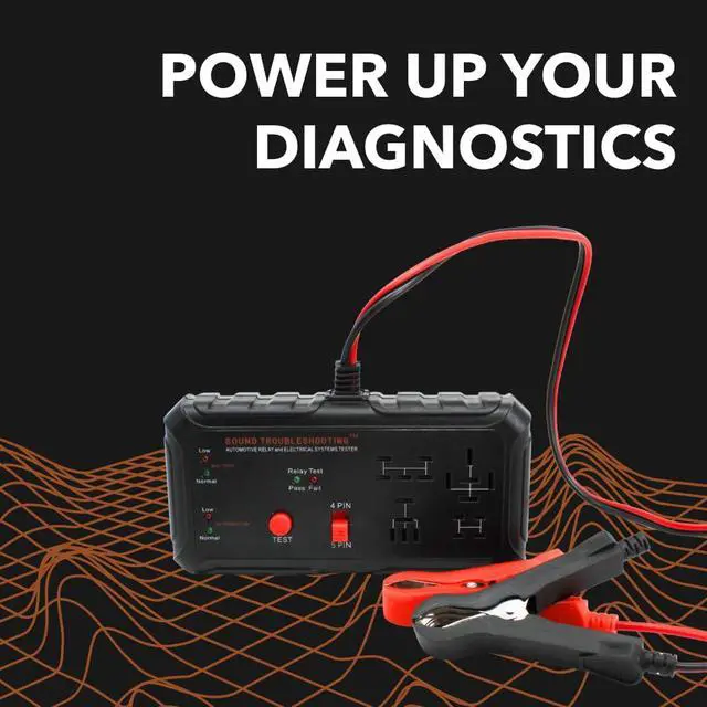Alt view image 5 of 7 - 12V Automotive Relay Tester, Car Battery & Alternator Test Kit | Relay Switch & Circuit Inspector | Tests 4 & 5 Pin Relays | Battery Tester | Alternator Tester |Patented