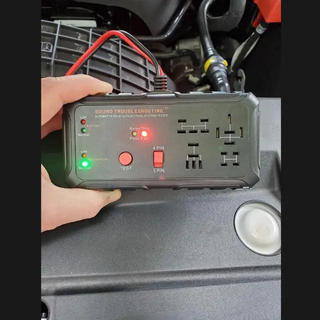 Alt view image 7 of 7 - 12V Automotive Relay Tester, Car Battery & Alternator Test Kit | Relay Switch & Circuit Inspector | Tests 4 & 5 Pin Relays | Battery Tester | Alternator Tester |Patented