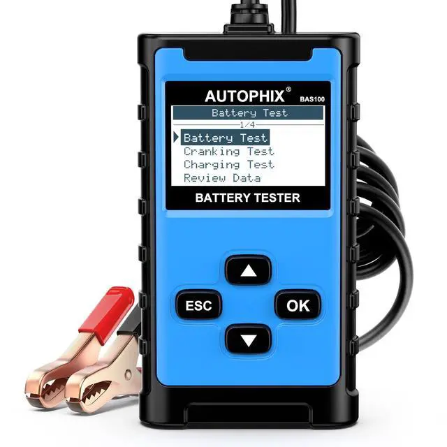 Main image of BAS100 12V/24V Car Battery Tester, 100-2000 CCA Load Tester