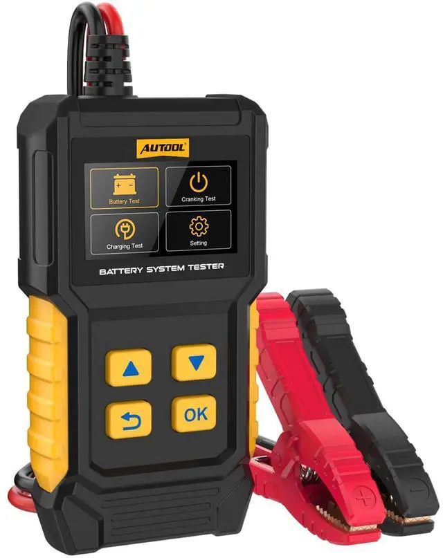 Main image of BT360 Battery System Tester, Car Battery Tester DC Charging Cranking Test 100-2000 CCA, 2.4" Color LCD Battery Monitor, Digital Auto Analyzer for Vehicle Truck Motorcycle