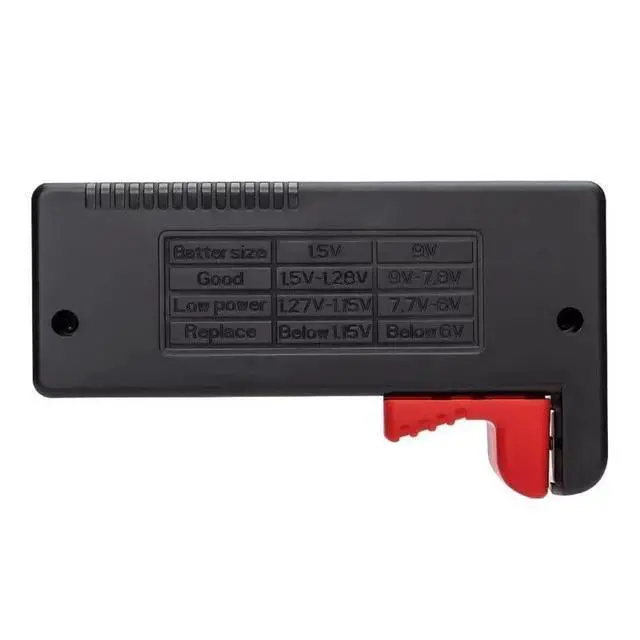 Alt view image 5 of 5 - 2 Pack Battery Tester, Universal Battery Checker for AA/AAA/C/D / 9V / 1.5V Button Cell Batteries Household Battery Life Level Testers Power Monitor Meter (Requires No Battery for Operation)