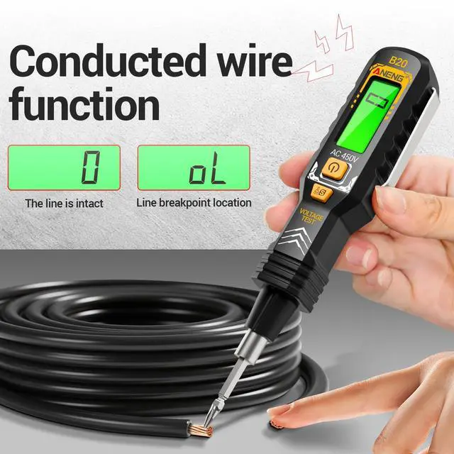 Alt view image 4 of 7 - Non-Contact Voltage Tester, Double-Head Slotted/Crosshead Screwdriver