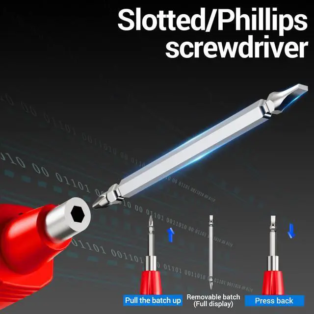 Alt view image 6 of 7 - Non-Contact Voltage Tester, Double-Head Slotted/Crosshead Screwdriver